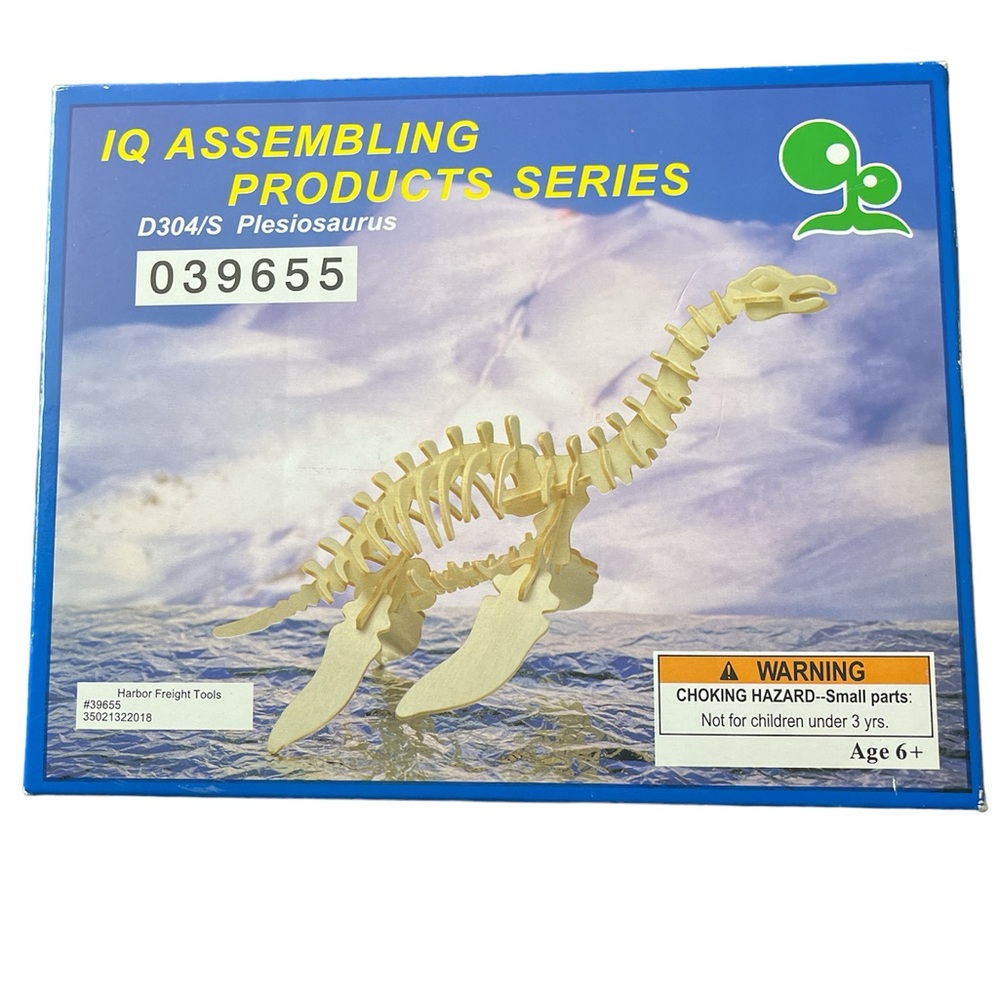 Wooden 3D Plesiosaurus Puzzle